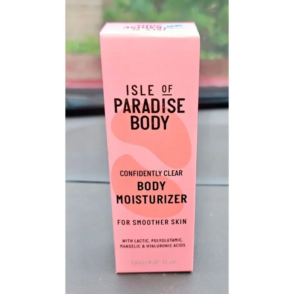 ISLE OF PARADISE - Confidently Clear Body Moisturizer, Travel Size, .67 Fl. Oz.